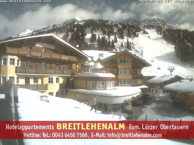 Archiv Foto Webcam Breitlehenalm Obertauern Appartementhaus