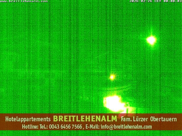 Archived image Webcam View from the hotel Breitlehenalm