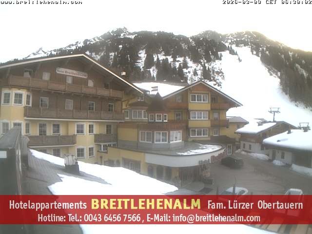 Archiv Foto Webcam Breitlehenalm Obertauern Appartementhaus