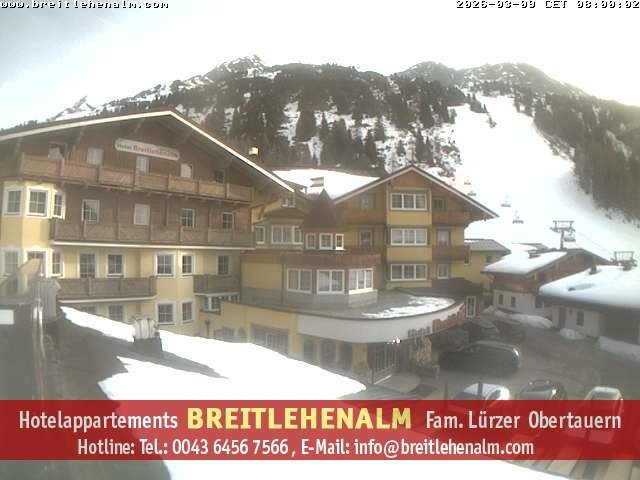 Archiv Foto Webcam Breitlehenalm Obertauern Appartementhaus