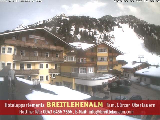 Archiv Foto Webcam Breitlehenalm Obertauern Appartementhaus
