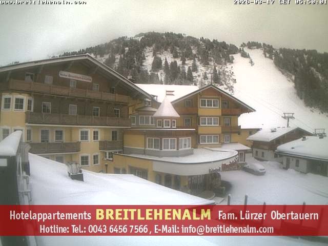 Archiv Foto Webcam Breitlehenalm Obertauern Appartementhaus