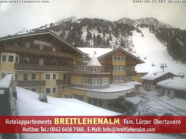 Archiv Foto Webcam Breitlehenalm Obertauern Appartementhaus