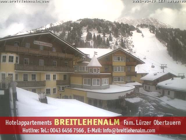 Archiv Foto Webcam Breitlehenalm Obertauern Appartementhaus