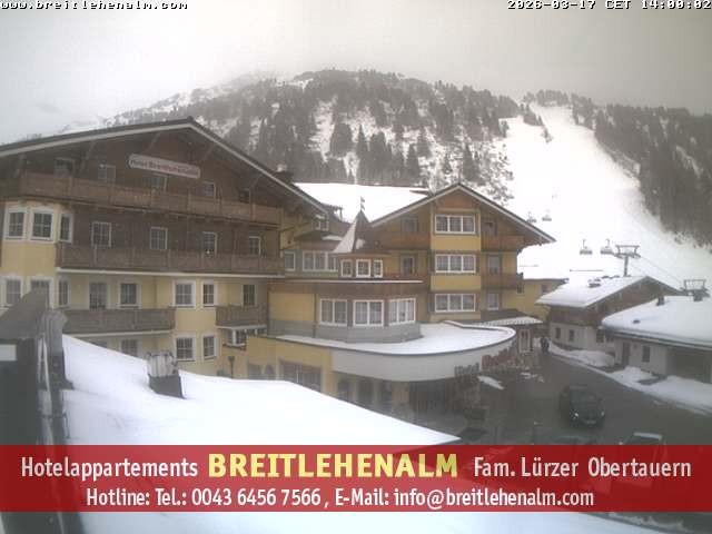 Archiv Foto Webcam Breitlehenalm Obertauern Appartementhaus