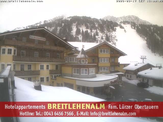 Archiv Foto Webcam Breitlehenalm Obertauern Appartementhaus