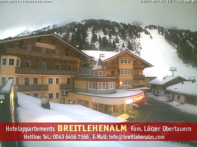 Archiv Foto Webcam Breitlehenalm Obertauern Appartementhaus