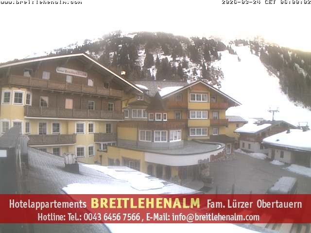 Archiv Foto Webcam Breitlehenalm Obertauern Appartementhaus
