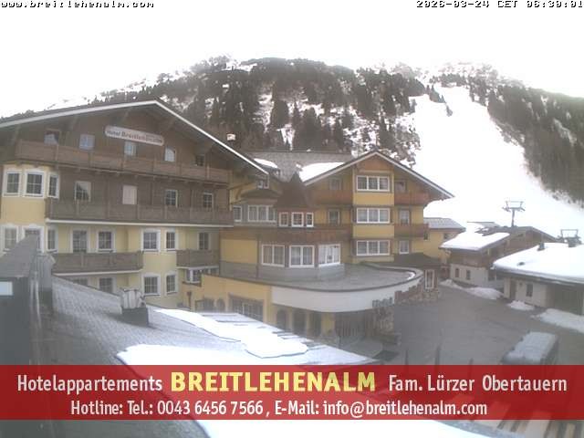 Archiv Foto Webcam Breitlehenalm Obertauern Appartementhaus