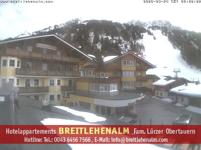 Archiv Foto Webcam Breitlehenalm Obertauern Appartementhaus