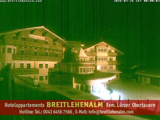 Archiv Foto Webcam Breitlehenalm Obertauern Appartementhaus
