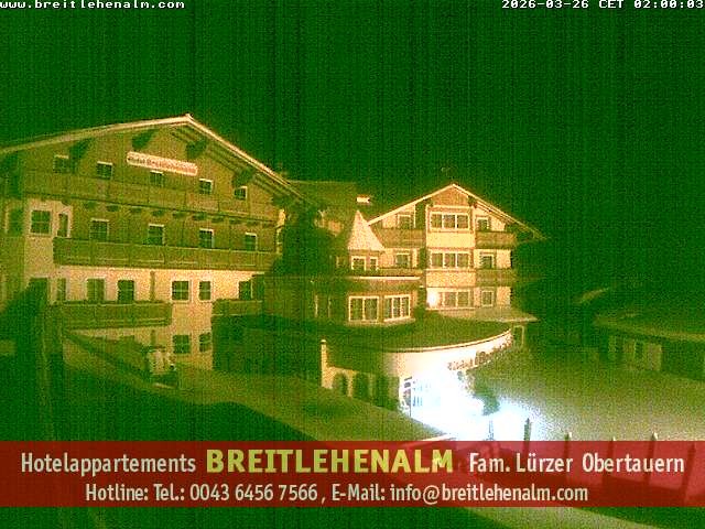 Archiv Foto Webcam Breitlehenalm Obertauern Appartementhaus