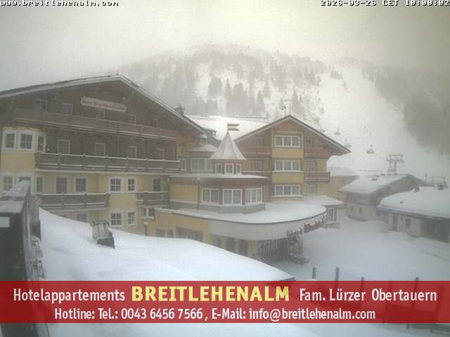 Archiv Foto Webcam Breitlehenalm Obertauern Appartementhaus
