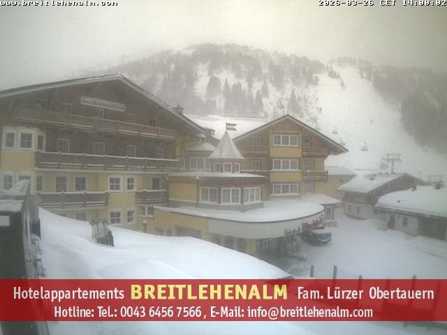Archiv Foto Webcam Breitlehenalm Obertauern Appartementhaus