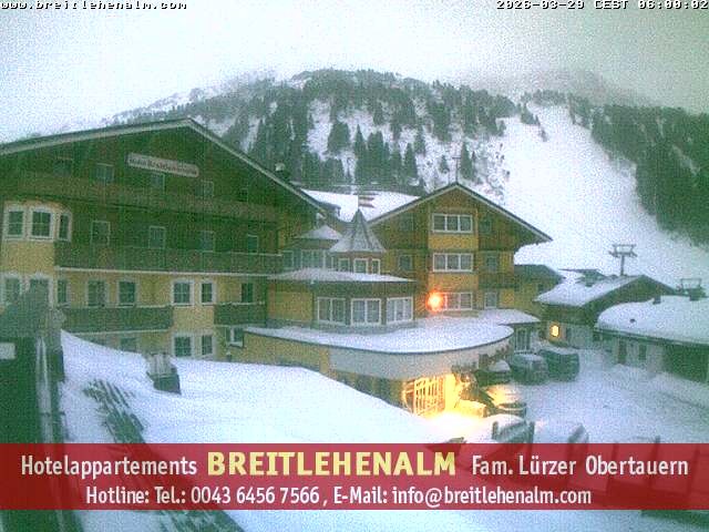 Archiv Foto Webcam Breitlehenalm Obertauern Appartementhaus