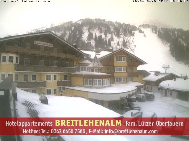 Archiv Foto Webcam Breitlehenalm Obertauern Appartementhaus