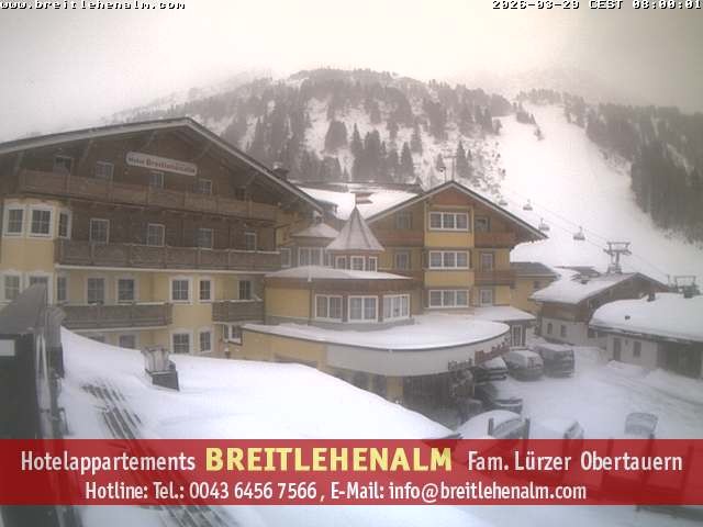 Archiv Foto Webcam Breitlehenalm Obertauern Appartementhaus