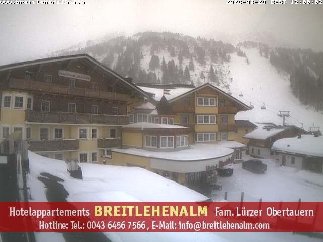 Archiv Foto Webcam Breitlehenalm Obertauern Appartementhaus