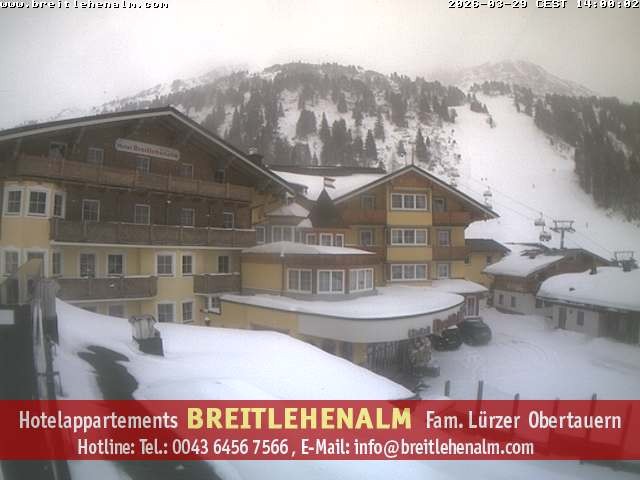 Archiv Foto Webcam Breitlehenalm Obertauern Appartementhaus
