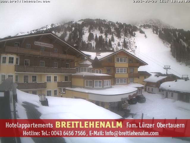 Archiv Foto Webcam Breitlehenalm Obertauern Appartementhaus