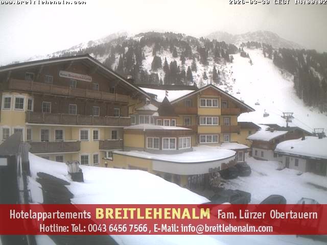 Archiv Foto Webcam Breitlehenalm Obertauern Appartementhaus