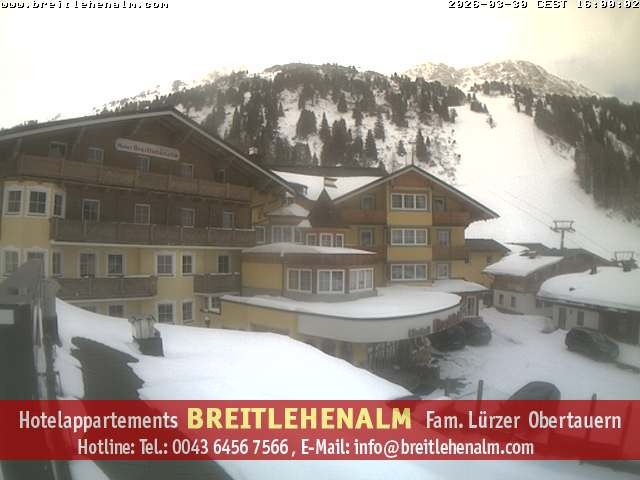 Archiv Foto Webcam Breitlehenalm Obertauern Appartementhaus