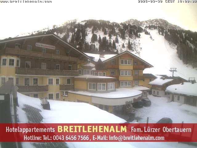 Archiv Foto Webcam Breitlehenalm Obertauern Appartementhaus