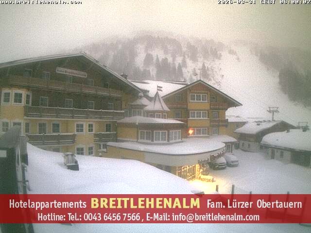 Archiv Foto Webcam Breitlehenalm Obertauern Appartementhaus