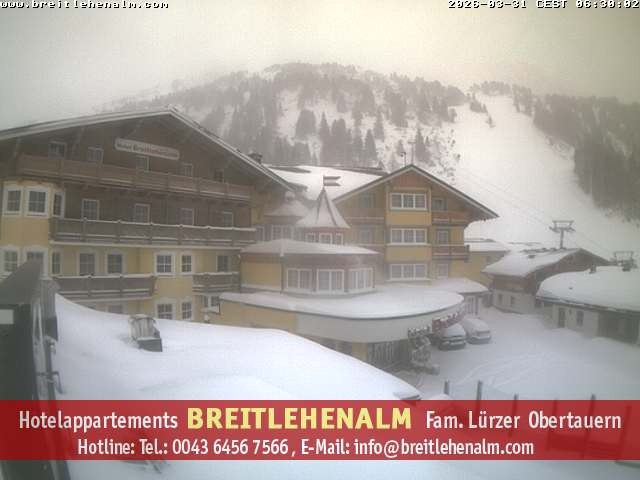 Archiv Foto Webcam Breitlehenalm Obertauern Appartementhaus