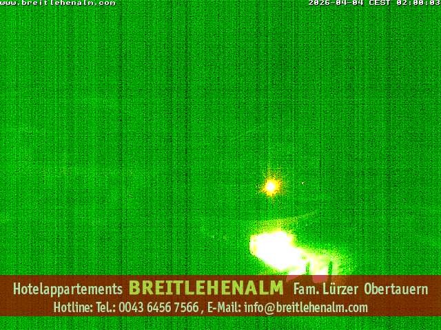 Archived image Webcam View from the hotel Breitlehenalm