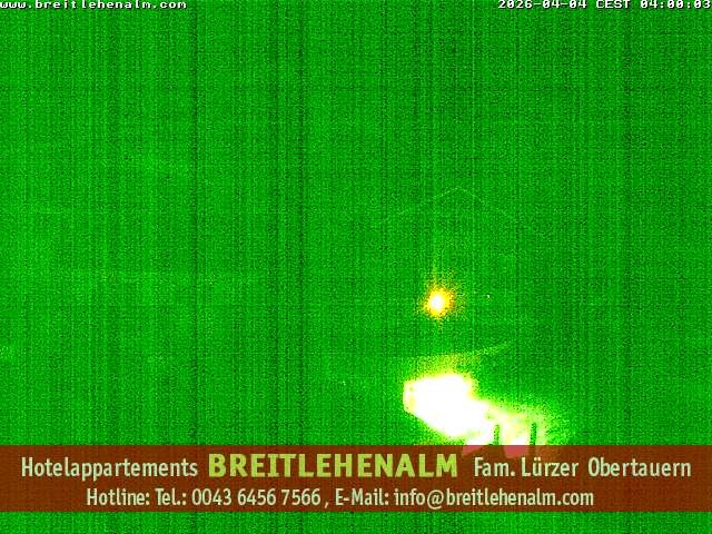 Archived image Webcam View from the hotel Breitlehenalm