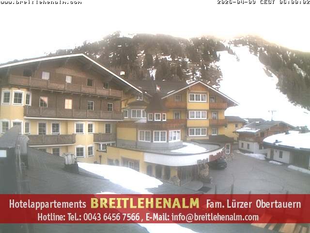 Archiv Foto Webcam Breitlehenalm Obertauern Appartementhaus