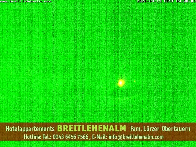 Archived image Webcam View from the hotel Breitlehenalm