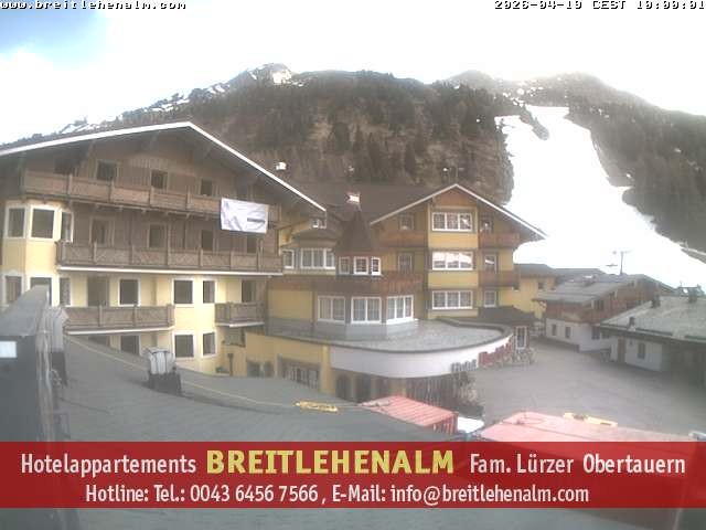 Archiv Foto Webcam Breitlehenalm Obertauern Appartementhaus