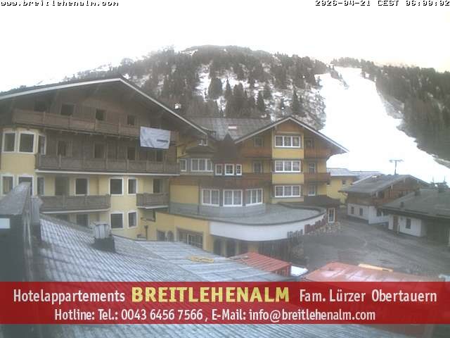 Archiv Foto Webcam Breitlehenalm Obertauern Appartementhaus