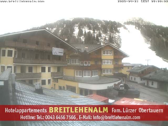 Archiv Foto Webcam Breitlehenalm Obertauern Appartementhaus