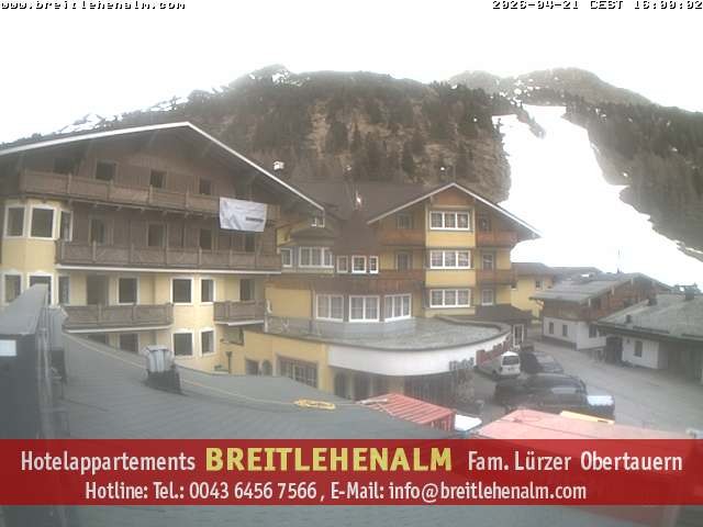 Archiv Foto Webcam Breitlehenalm Obertauern Appartementhaus