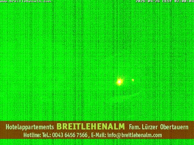 Archived image Webcam View from the hotel Breitlehenalm