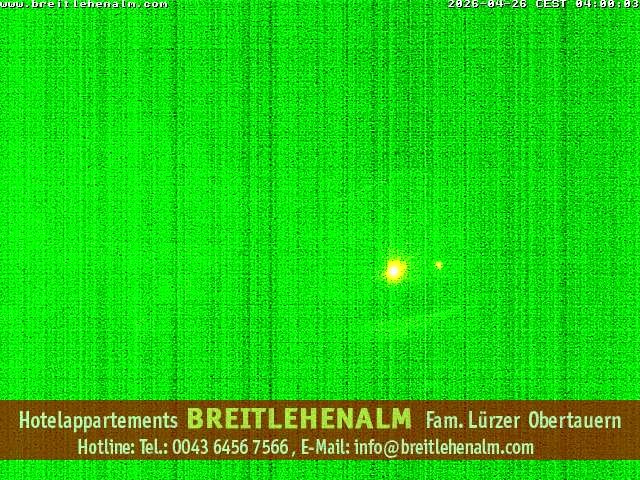 Archived image Webcam View from the hotel Breitlehenalm