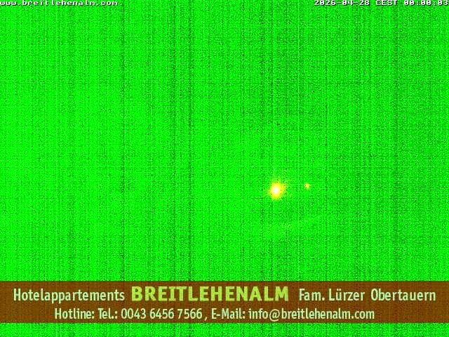 Archived image Webcam View from the hotel Breitlehenalm