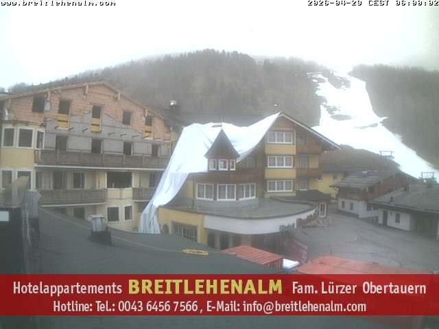 Archiv Foto Webcam Breitlehenalm Obertauern Appartementhaus