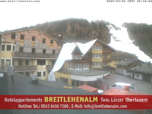 Archiv Foto Webcam Breitlehenalm Obertauern Appartementhaus