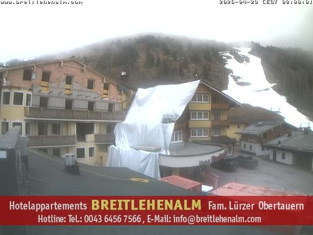 Archiv Foto Webcam Breitlehenalm Obertauern Appartementhaus