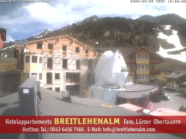 Archiv Foto Webcam Breitlehenalm Obertauern Appartementhaus