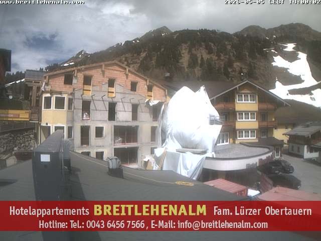 Archiv Foto Webcam Breitlehenalm Obertauern Appartementhaus
