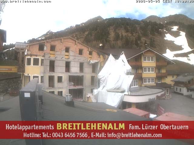 Archiv Foto Webcam Breitlehenalm Obertauern Appartementhaus