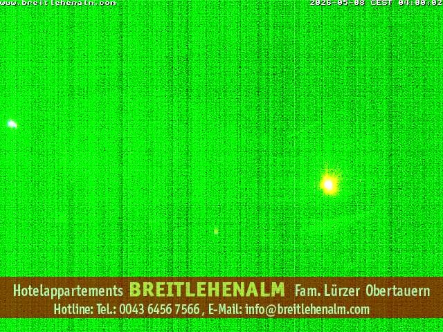 Archived image Webcam View from the hotel Breitlehenalm