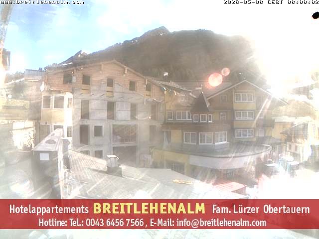 Archived image Webcam View from the hotel Breitlehenalm