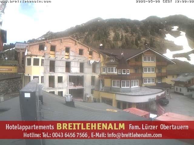Archived image Webcam View from the hotel Breitlehenalm