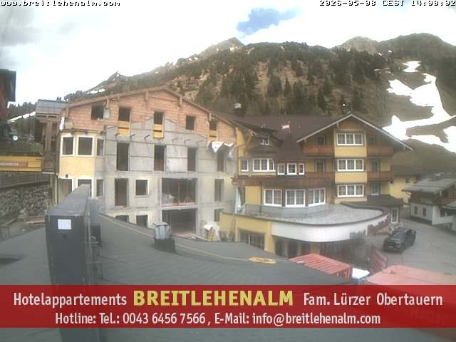 Archiv Foto Webcam Breitlehenalm Obertauern Appartementhaus